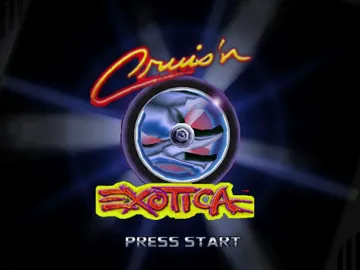 Cruis'n Exotica (USA) screen shot title